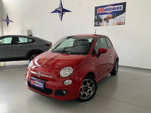 Fiat 500 Vermelho 2014