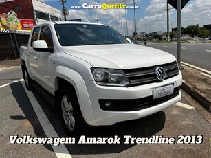 VOLKSWAGEN AMAROK TRENDLINE CD 2.0 16V TDI 4X4 DIES BRANCO 2013 2.0 GASOLINA em Campinas e Piracicaba