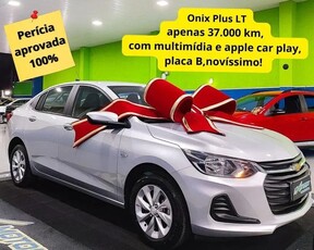 Onix Plus 1.0 LT1 2022 apenas 37.000 km,com multimídia,revisão completa de cortesia!