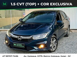 Honda City EX 1.5 CVT (TOP) FINANCIO E TROCO 2018