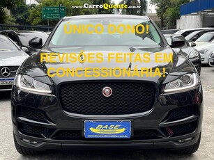 JAGUAR F-PACE 2.0 PRESTIGE 250CV AUT. PRETO 2019 2.0 T GASOLINA em São Paulo e Guarulhos