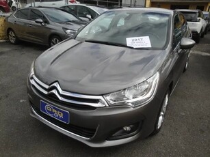 Citroen C4 Lounge 2017 THP Flex Automático 77mkm Couro Abs Air Bags Ar Digital Dual Zone