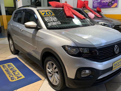 Volkswagen T-Cross 2020 1.0 Flex Sense Único Dono Automático Prata