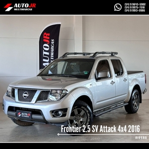 FRONTIER 2.5 SV ATTACK 4X4 CD TURBO ELETRONIC DIESEL 4P AUTOMATICO 2016