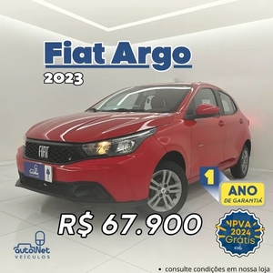 Fiat Argo 1.0 2023 1 ano de Garantia e IPVA 24 PAGO