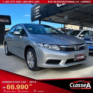 HONDA CIVIC LXS 1.8 AUTOMÁTICO FLEX 2014 COMPLETO