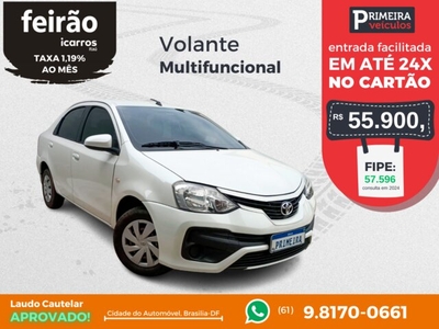 Toyota Etios Sedan XS 1.5 (Flex) (Aut) 2018