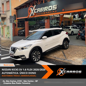 Nissan Kicks NISSAN KICKS SV 1.6 FLEX CVT 2020/2020- ÚNICO DONO TROCA