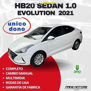 HYUNDAI HB20S 1.0 EVOLUTION 12V em Bauru e Jaú