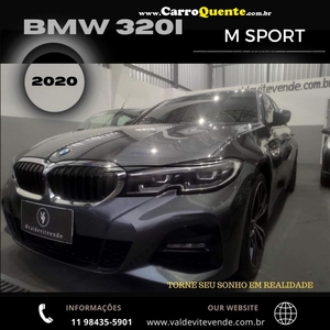 BMW 320IA 2.0 TB M SPORT A.FLEXM.SPORT 4P CINZA 2020 2.0 GASOLINA em São Paulo e Guarulhos