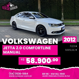 JETTA 2.0 COMFORTLINE FLEX 4P MANUAL 2012