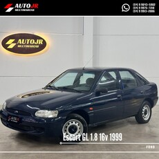 ESCORT 1.8 I GL 16V GASOLINA 4P MANUAL 1999