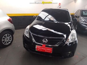 NISSAN VERSA SL 1.6 16V FLEX FUEL 4P MEC. PRETO 2014 1.6 FLEX em São Paulo e Guarulhos