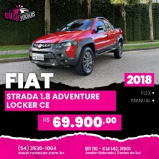 STRADA 1.8 MPI ADVENTURE LOCKER CE 8V FLEX 2P MANUAL 2018