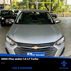 CHEVROLET ONIX PLUS 10 TAT LT1 PRATA 2023 5129 FLEX em Governador Valadares e Teófilo Otôni