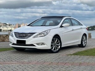 Hyundai Sonata Branco Caramelo Raro Impecável