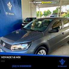 VOLKSWAGEN VOYAGE 1.6 L AF5 CINZA 2022 1.6 FLEX em Governador Valadares e Teófilo Otôni