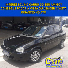 Corsa Classic 2007 Flex Preto Direção Otimo Estado