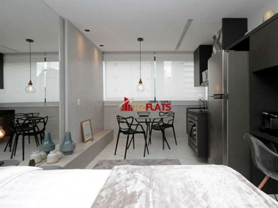 Flat com 1 quarto para alugar na rua gomes de carvalho, 1146, vila olímpia, são paulo, 30 m2 por r$ 5.000
