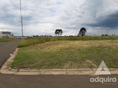 Terreno em condomínio no condomínio royal palace - bairro uvaranas em ponta grossa