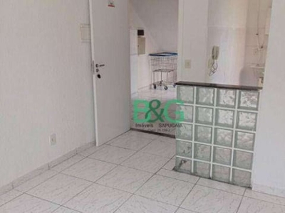 Apartamento com 1 dormitório, 44 m² - venda por r$ 180.000,00 ou aluguel por r$ 1.220,00/mês - são pedro - osasco/sp