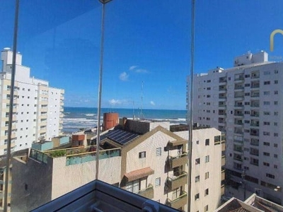 Apartamento com 1 dormitório à venda, 50 m² por r$ 325.000,00 - caiçara - praia grande/sp