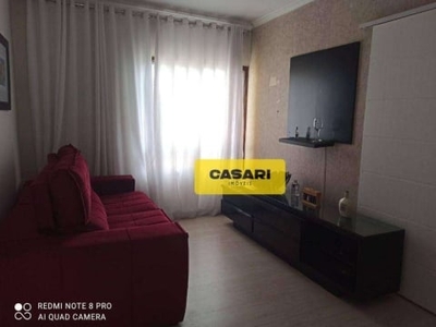 Apartamento com 2 dormitórios para alugar, 70 m² - centro - são bernardo do campo/sp