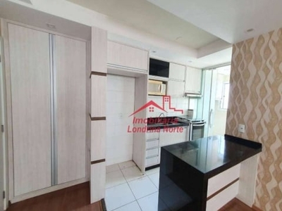 Apartamento com 3 dormitórios para alugar, 59 m² por r$ 1.650,00/mês - jardim são paulo ii - londrina/pr