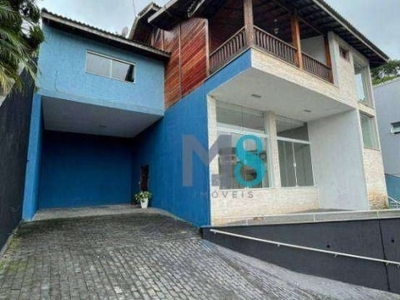 Casa com 4 dormitórios para alugar, 316 m² por r$ 6.500,00/mês - arujá country club - arujá/sp