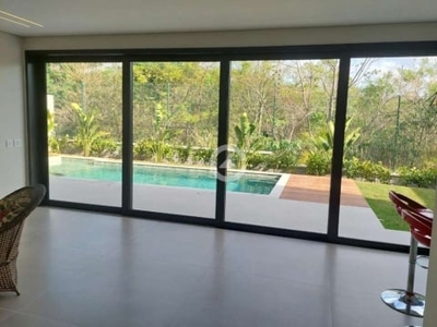 Casa em condomínio fechado com 5 quartos para alugar na rua das palmas, 100, alphaville dom pedro 3, campinas, 381 m2 por r$ 20.000