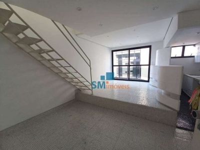 Cobertura com 1 dormitório para alugar, 87 m² por r$ 7.980,00/mês - itaim bibi - são paulo/sp