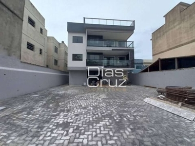 Cobertura com 3 dormitórios à venda, 75 m² por r$ 445.000,00 - costazul - rio das ostras/rj
