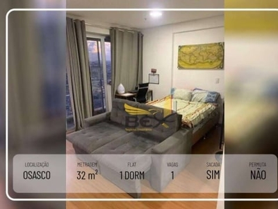 Flat com 1 dormitório, com 32 m² em osasco sp