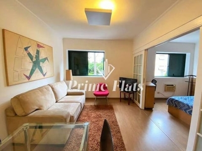 Flat disponível para locação no condomínio edifício expert home service, com 40m², 1 dormitório e 1 vaga de garagem