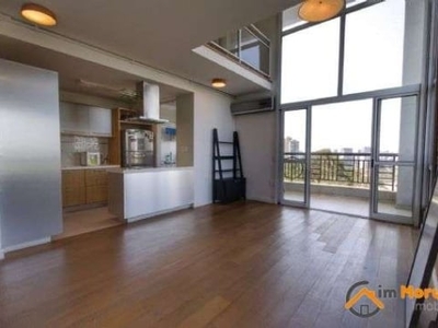 Loft com 2 quartos à venda na r. deputado laércio corte, 1430, morumbi, são paulo, 104 m2 por r$ 1.100.000