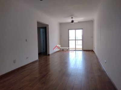 Apartamento em Marapé, Santos/SP de 115m² 3 quartos para locação R$ 3.700,00/mes