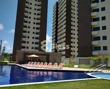 Apartamento em Ponta Negra, Natal/RN de 55m² 2 quartos para locação R$ 1.650,00/mes