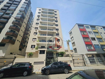 Apartamento em Vila Guilhermina, Praia Grande/SP de 49m² 1 quartos à venda por R$ 277.000,00