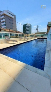 Apartamento em Vila Guilhermina, Praia Grande/SP de 58m² 2 quartos à venda por R$ 379.000,00