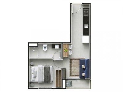 Apartamento em Vila Leopoldina, São Paulo/SP de 39m² 2 quartos à venda por R$ 448.000,00