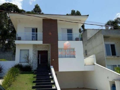 Casa com 4 dormitórios para alugar, 300 m² por r$ 12.000,00/mês - condomínio residencial real park arujá - arujá/sp