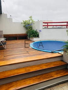 Penthouse em Brooklin Paulista, São Paulo/SP de 150m² 2 quartos para locação R$ 6.500,00/mes