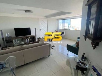 Apartamento 120m² 3 quartos em tambaú, a venda por r$800.000,00.