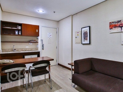 Apartamento à venda em Santo Amaro com 27 m², 1 quarto, 1 suíte, 1 vaga