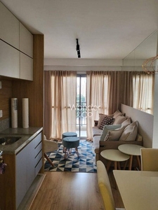 Apartamento com 1 dormitório para alugar, 30 m² por R$ 3.800,00/mês - Moema - São Paulo/SP