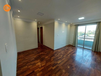 Apartamento com 3 dormitórios para alugar, 69 m² por R$ 2.316,00/mês - Jardim das Flores -