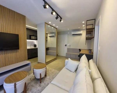 Apartamento com 1 dormitório mobiliado para alugar no Boqueirão - Santos/SP