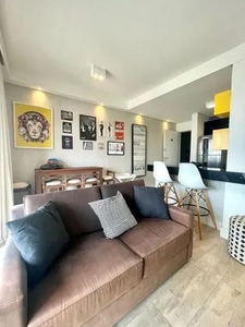 Apartamento com 1 dormitório para alugar, 50 m² por R$ 4.140,00/mês - Cambuí - Campinas/SP