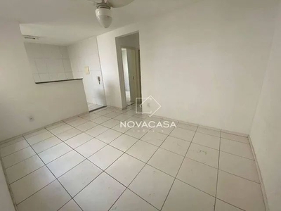 Apartamento com 2 dormitórios para alugar, 50 m² por R$ 1.342,00/mês - São João Batista (V