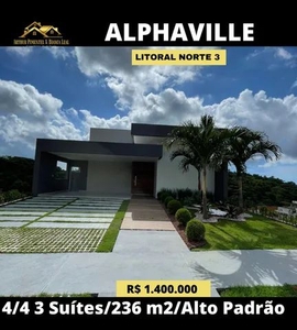 Casa 4/4 3 suítes ALPHAVILLE LITORAL NORTE 3